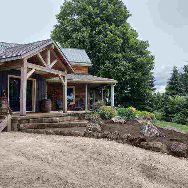 A farm house