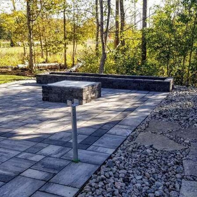 Paver patio