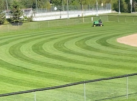 Striped Ball Field in Coldstream